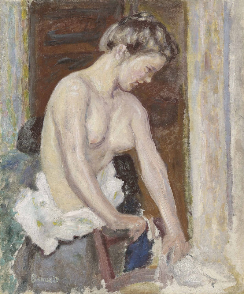 Femme, torse nu by Pierre Bonnard
