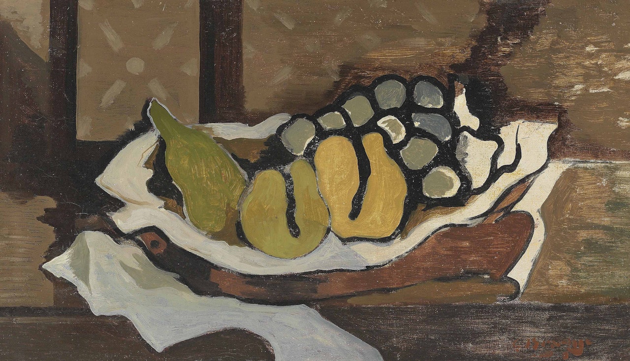 Fruits dans un plat by Georges Braque