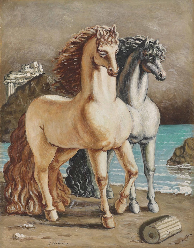 Cavalli antichi by Giorgio de Chirico
