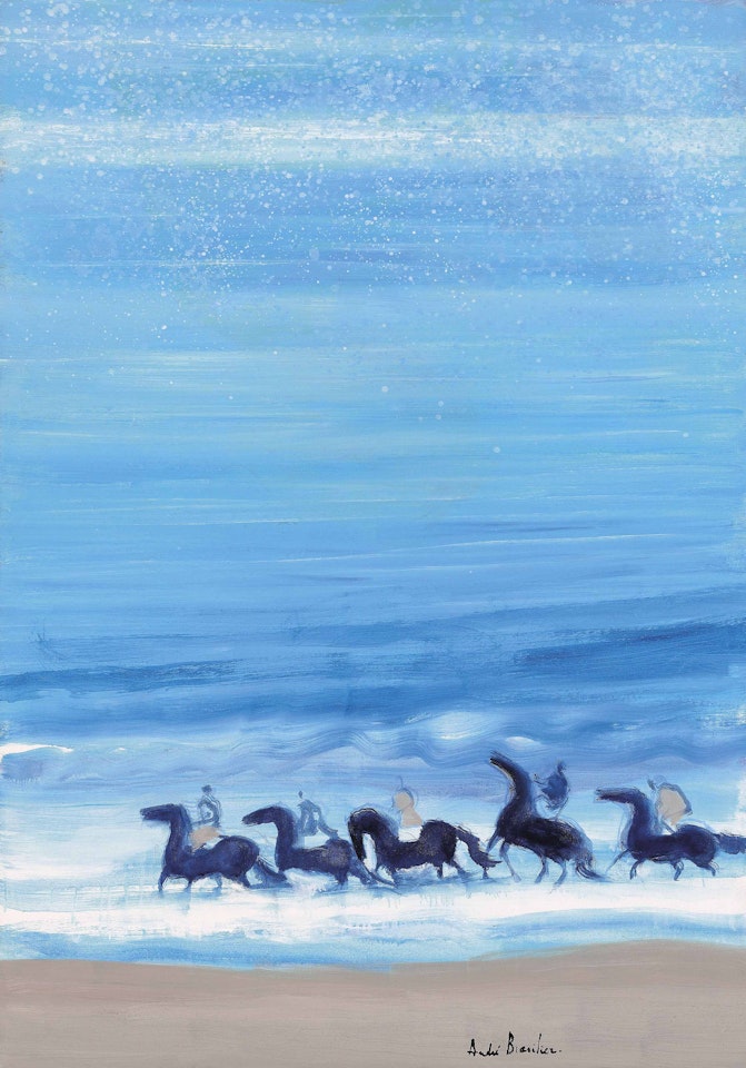 Cavalcade dans les flots by André Brasilier