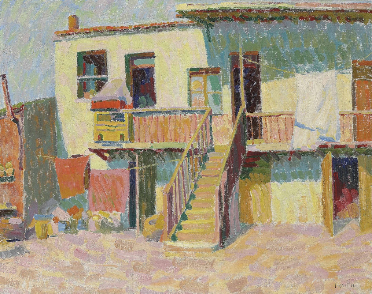 La maison, Corse by Auguste Herbin