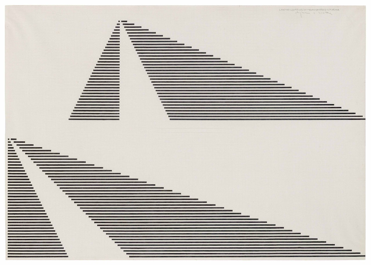 La metá, il doppio e l'unitá mancante (The Half, The Double and The Missing Unit) by Alighiero Boetti