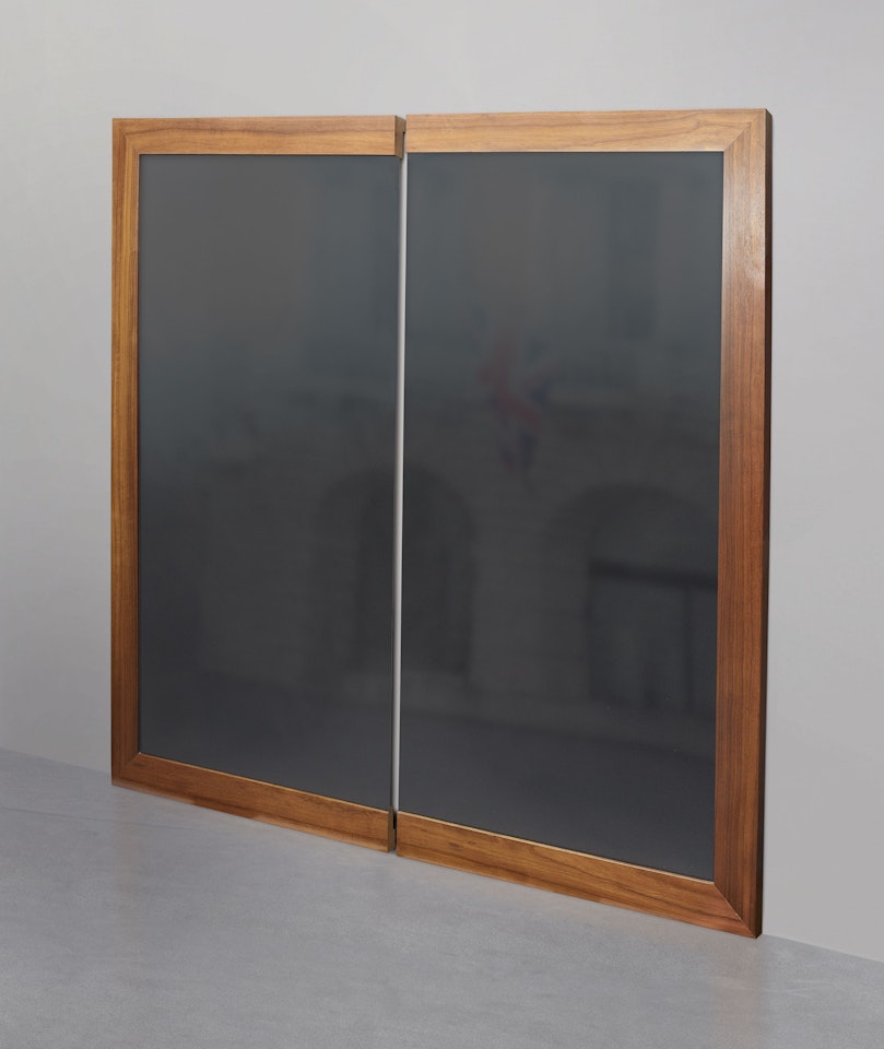 Specchio nero diviso (Divided Black Mirror) by Michelangelo Pistoletto