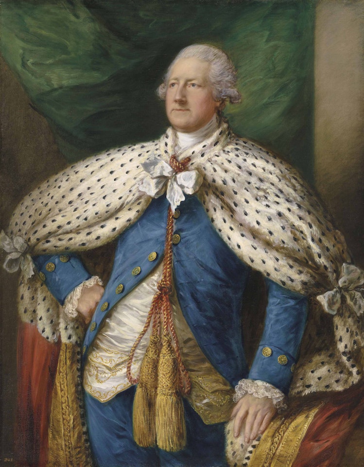 Portrait of John, 2nd Earl of Buckinghamshire (1723-1793), three-quarter-length, in peer's robes by Thomas Gainsborough