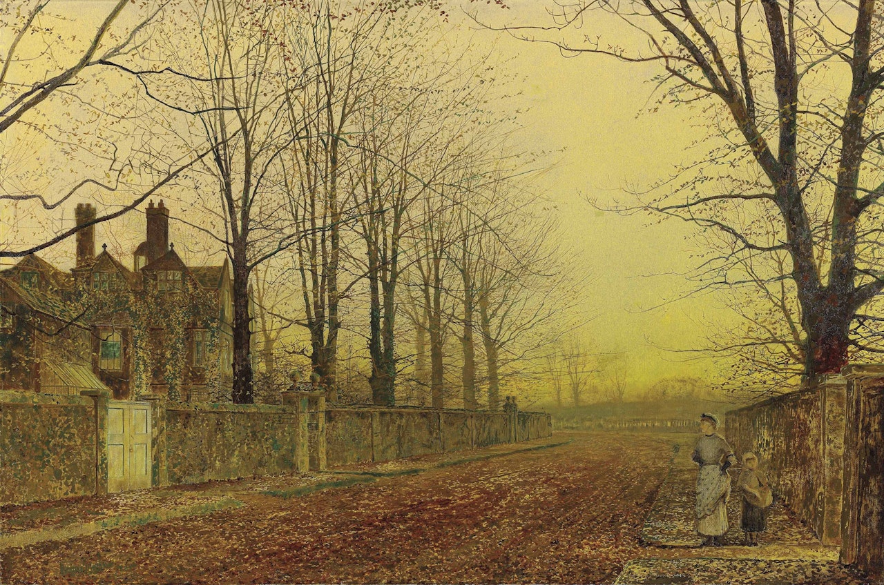 Autumn Glory by John Atkinson Grimshaw