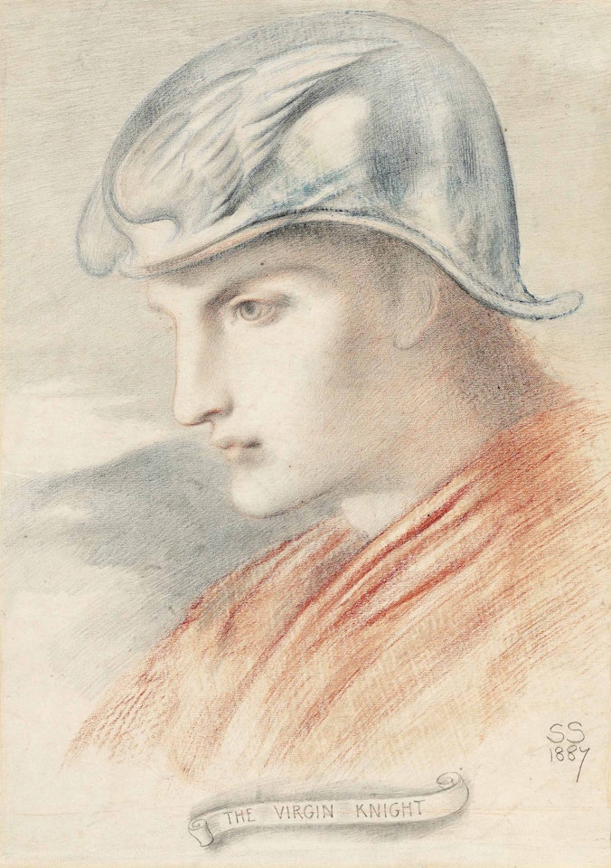 The Virgin Knight by Simeon Solomon