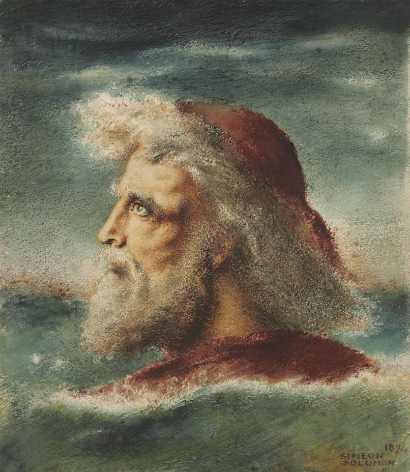 St Peter on the sea by Simeon Solomon