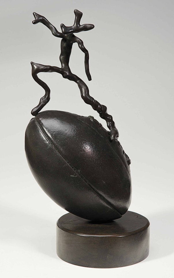 Rugby Sculpture by Barry Flanagan
