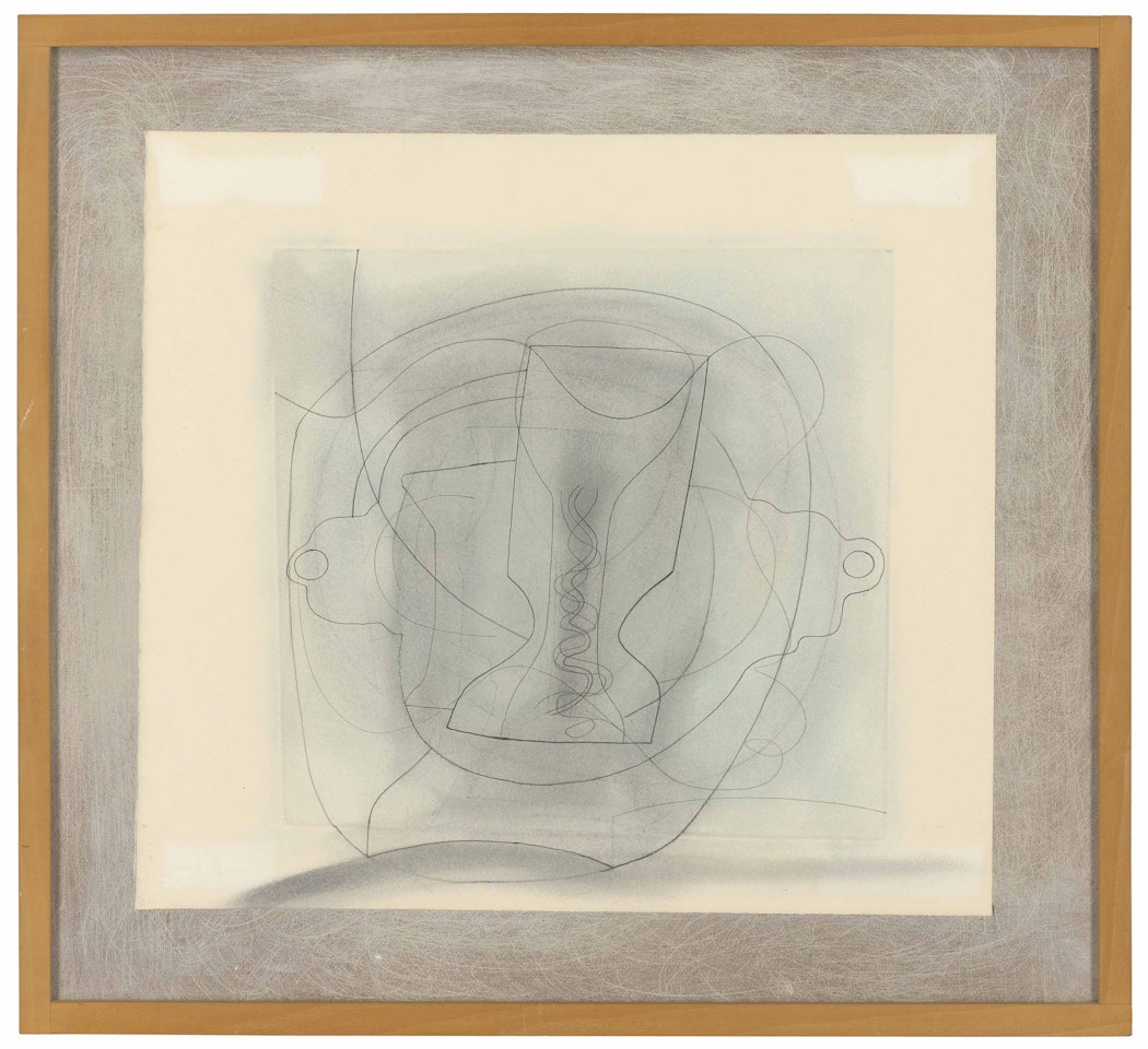 1970 (Lavenham, green) by Ben Nicholson, O.M.