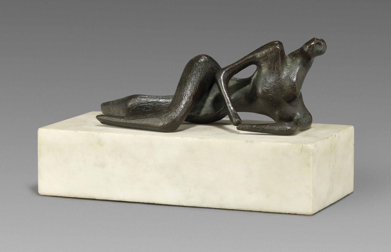Maquette for Reclining Figure by Henry Moore