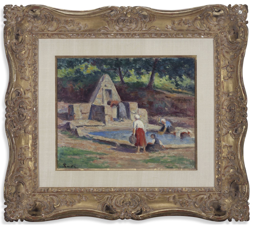Kermouster, les lavendières by Maximilien Luce