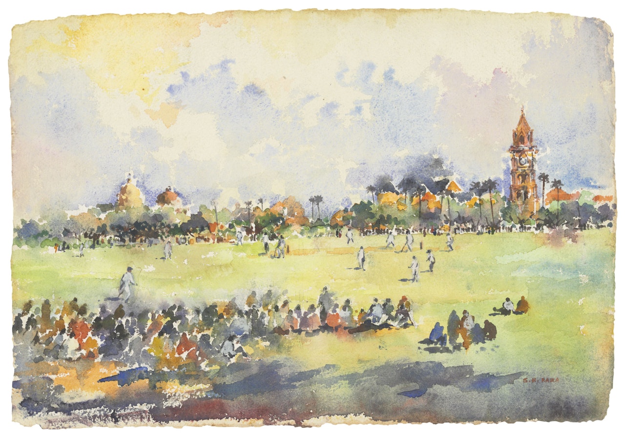 Untitled (The Oval, Bombay) by Sayed Haider Raza