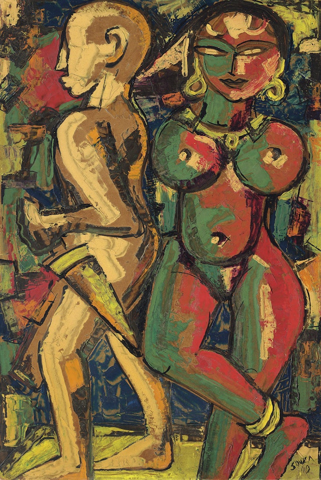 The Jealous Lover by Francis Newton Souza