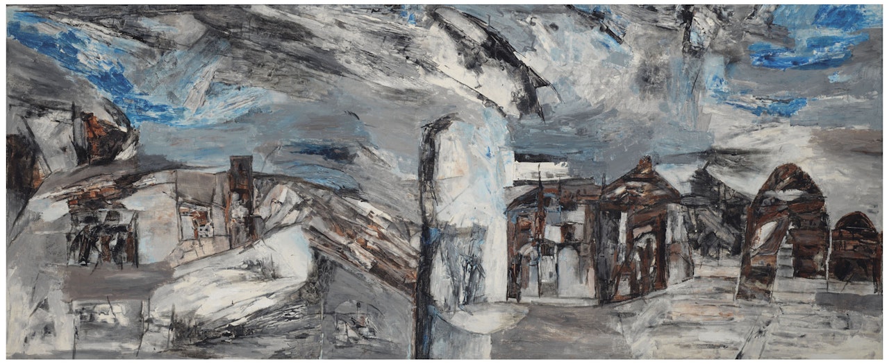 Untitled (Varanasi) by Ram Kumar