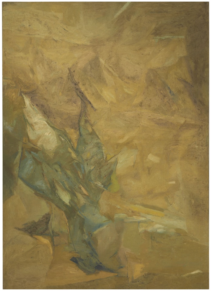 Untitled (Falling Bird) by Ram Kumar