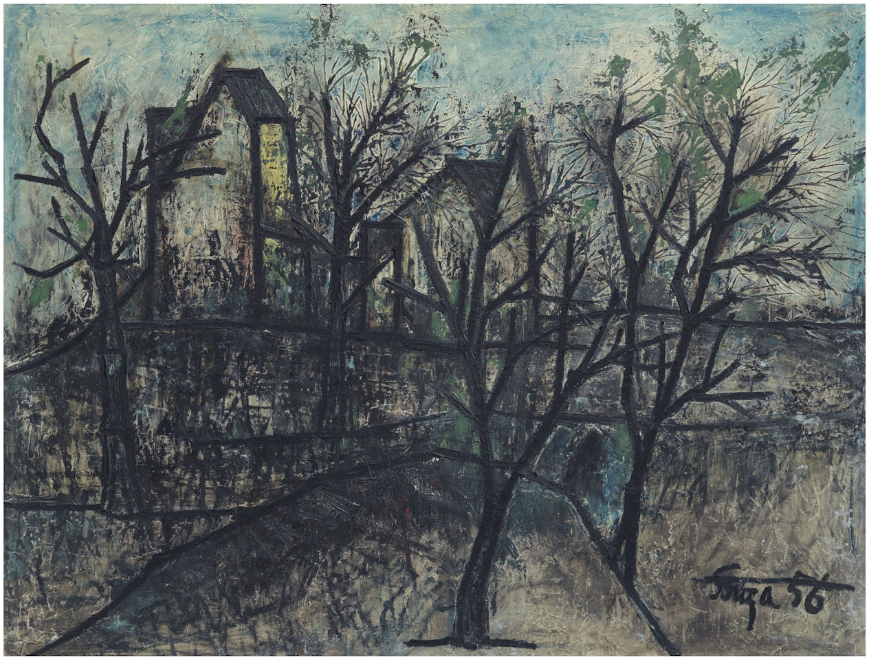 Winter Landscape by Francis Newton Souza