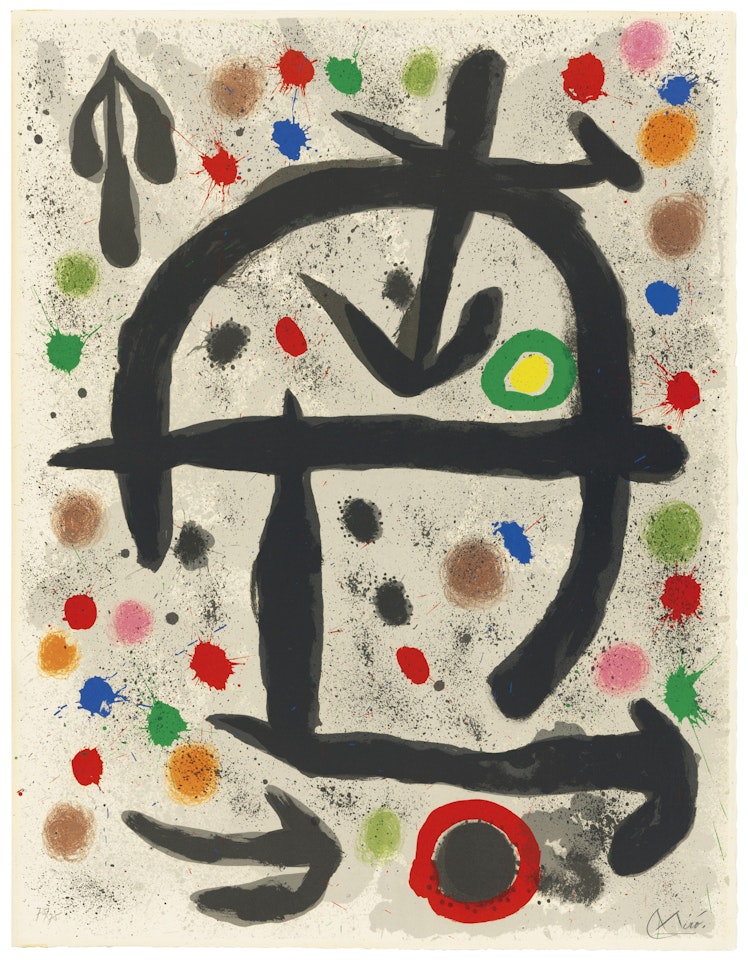 Plate V, from: The Perseides by Joan Miró