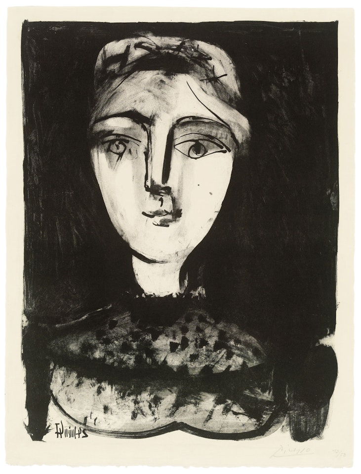 Tête de jeune femme by Pablo Picasso