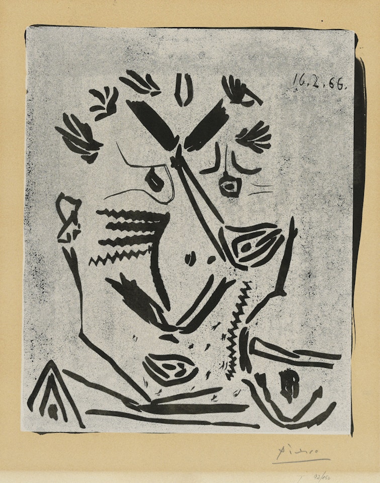 Portrait d’homme (Notre Dame de Vie) by Pablo Picasso