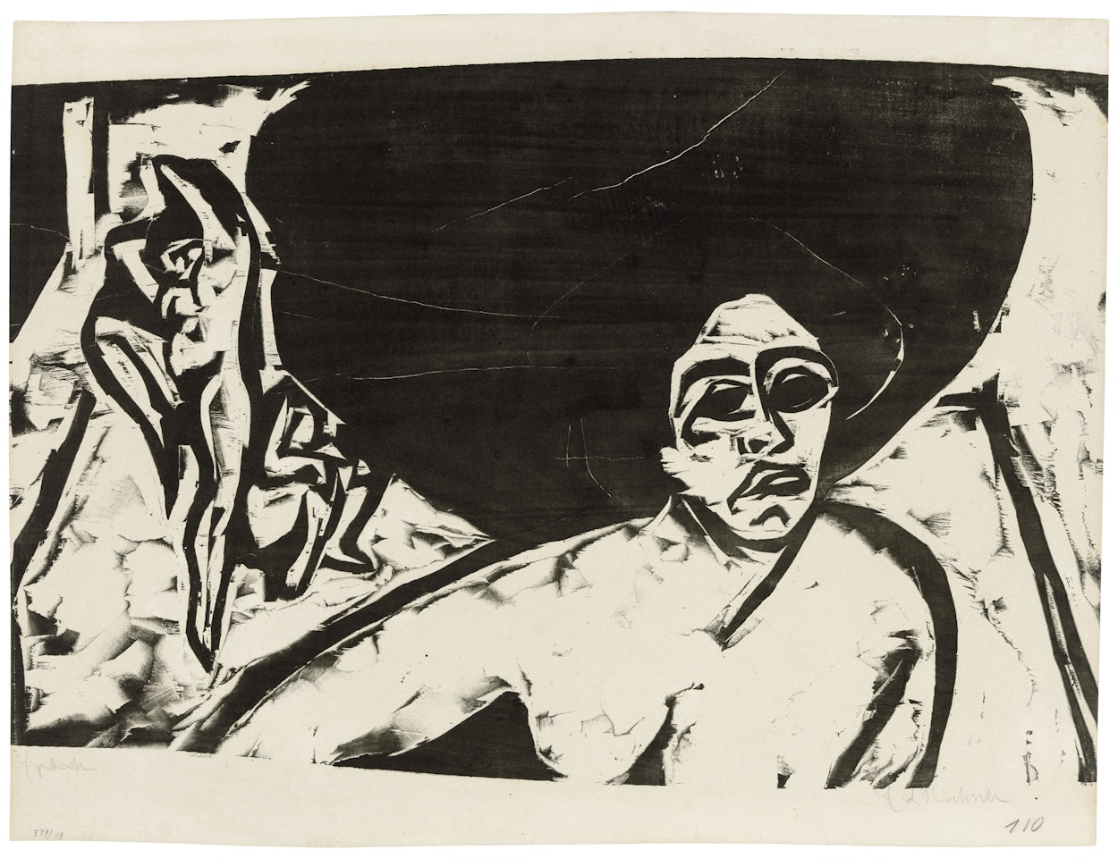 Nackte Tänzerinnen by Ernst Ludwig Kirchner