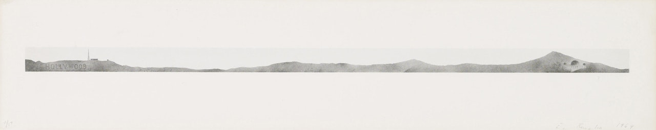 Hollywood with Observatory by Ed Ruscha