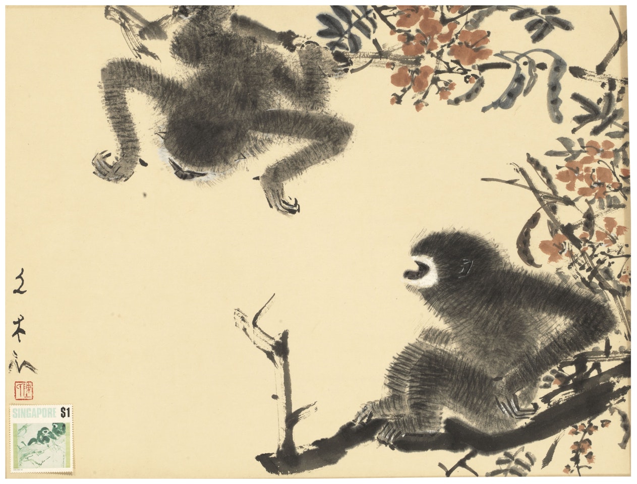 Gibbons by Chen Wen Hsi