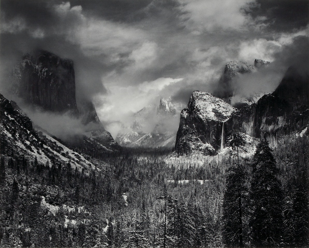 Clearing Winter Storm, Yosemite National Park, California by Ansel Adams