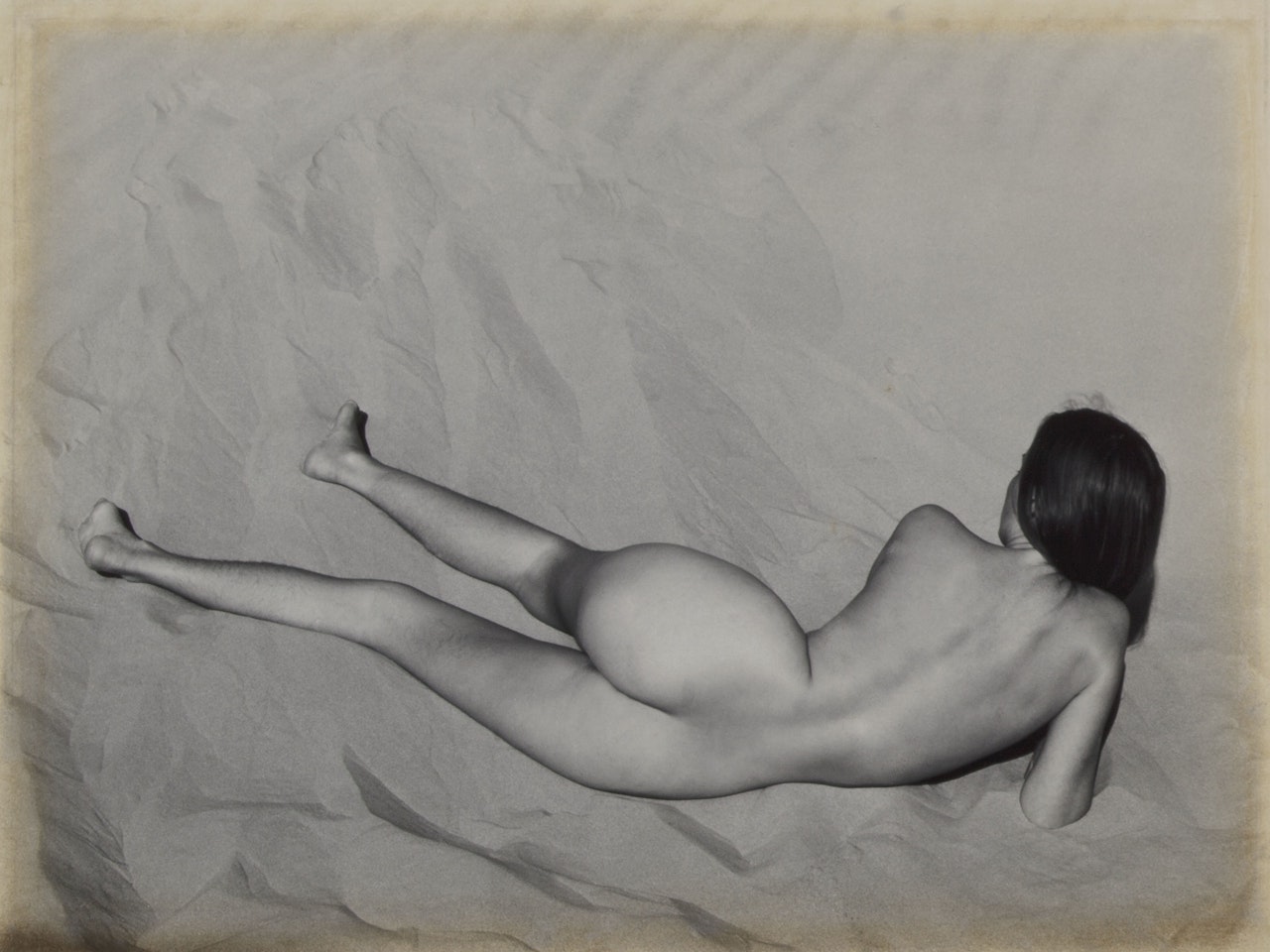 Nude on Sand, Oceano by Edward Weston