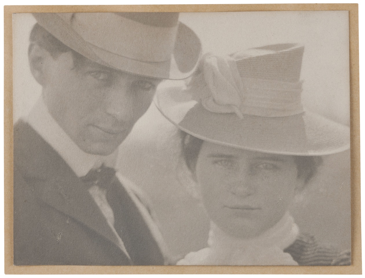 Self-Portrait with Sister, Milwaukee by Edward Steichen
