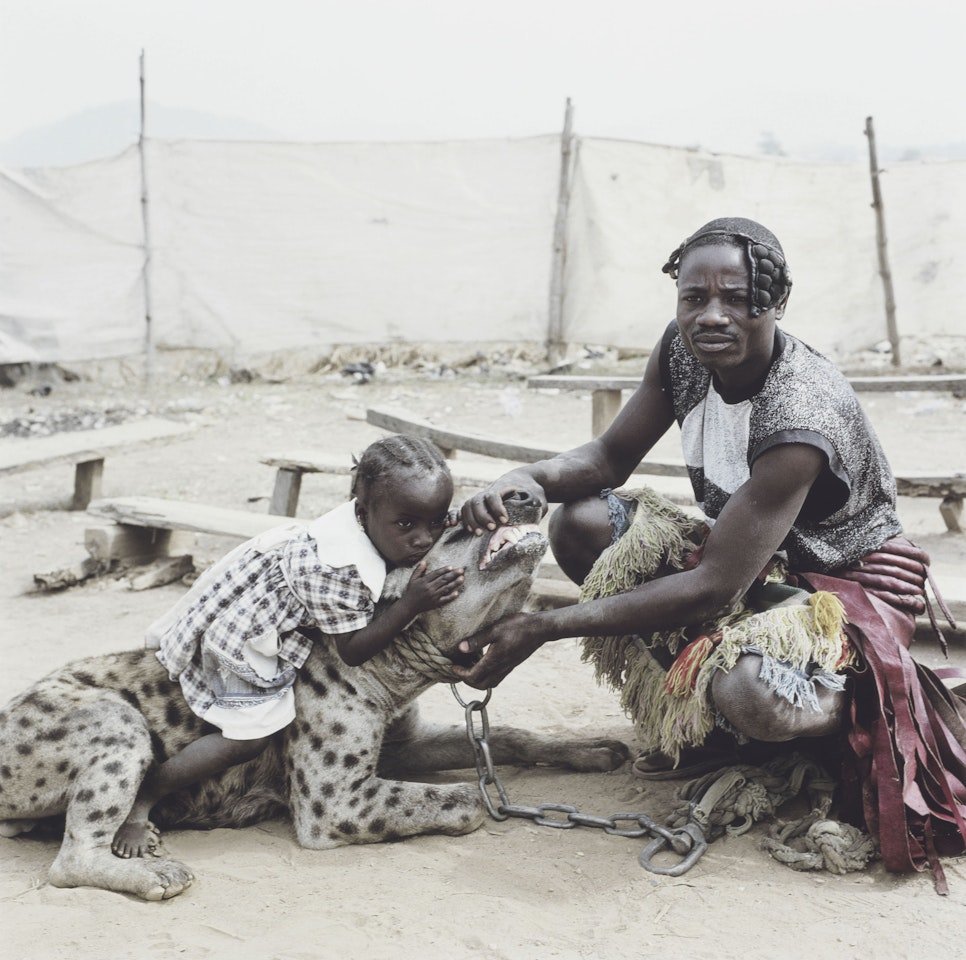 Mummy Ahmadu and Mallam Mantari Lamal with Mainasara, Abuja, Nigeria by Pieter Hugo