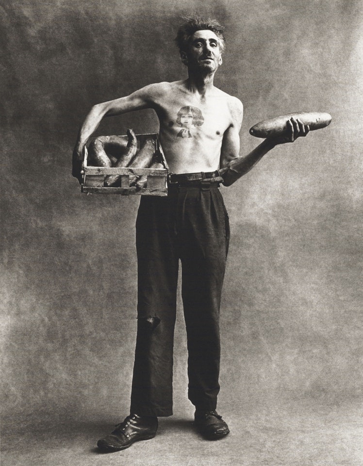 Marchand de Concombres, Paris by Irving Penn