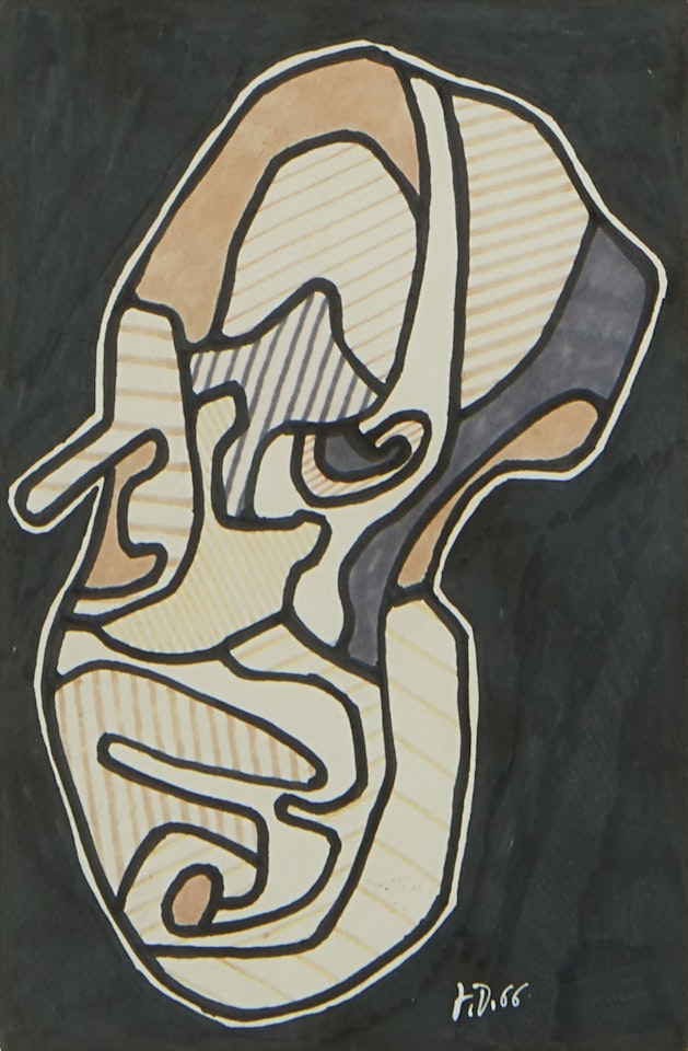 Le Soulier V by Jean Dubuffet