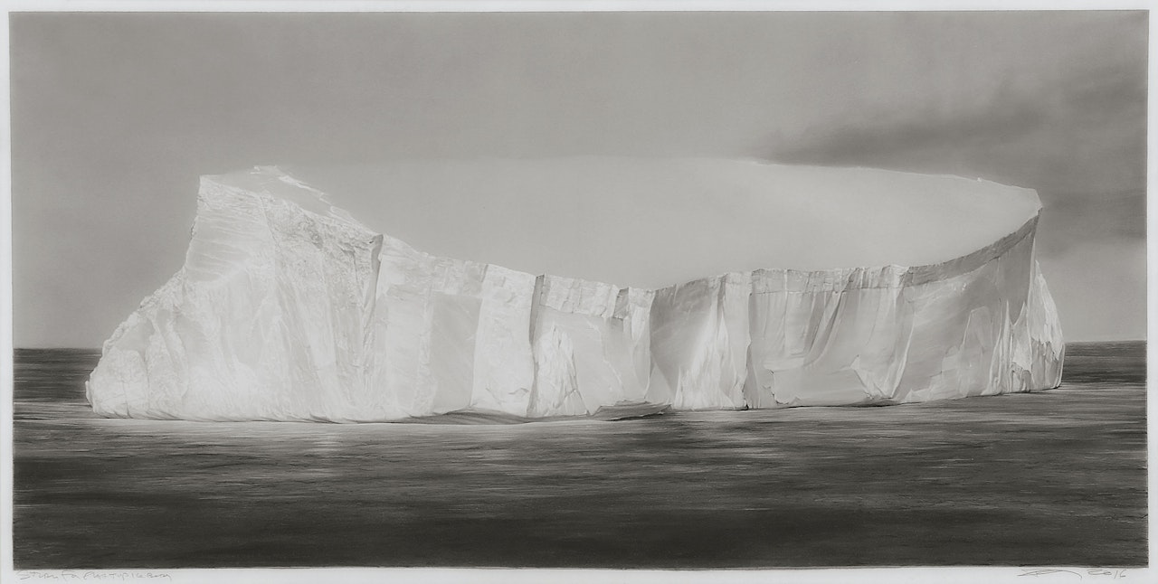 Study for Flat Top Iceberg by Robert Longo