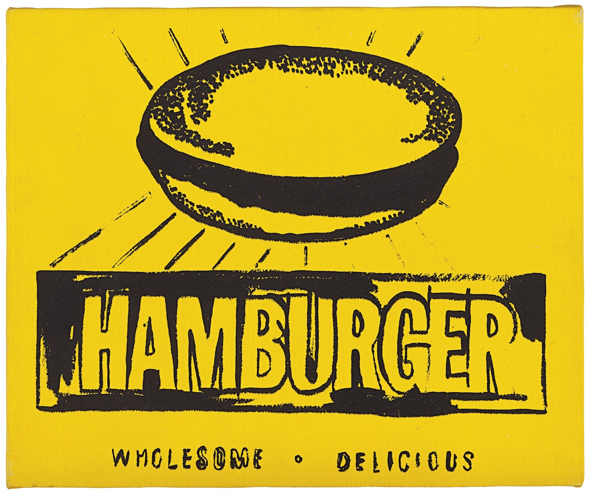 Hamburger by Andy Warhol