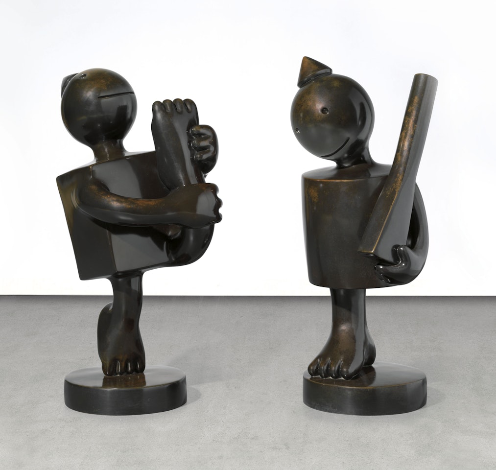 Ballerina & Tin Soldier by Tom Otterness