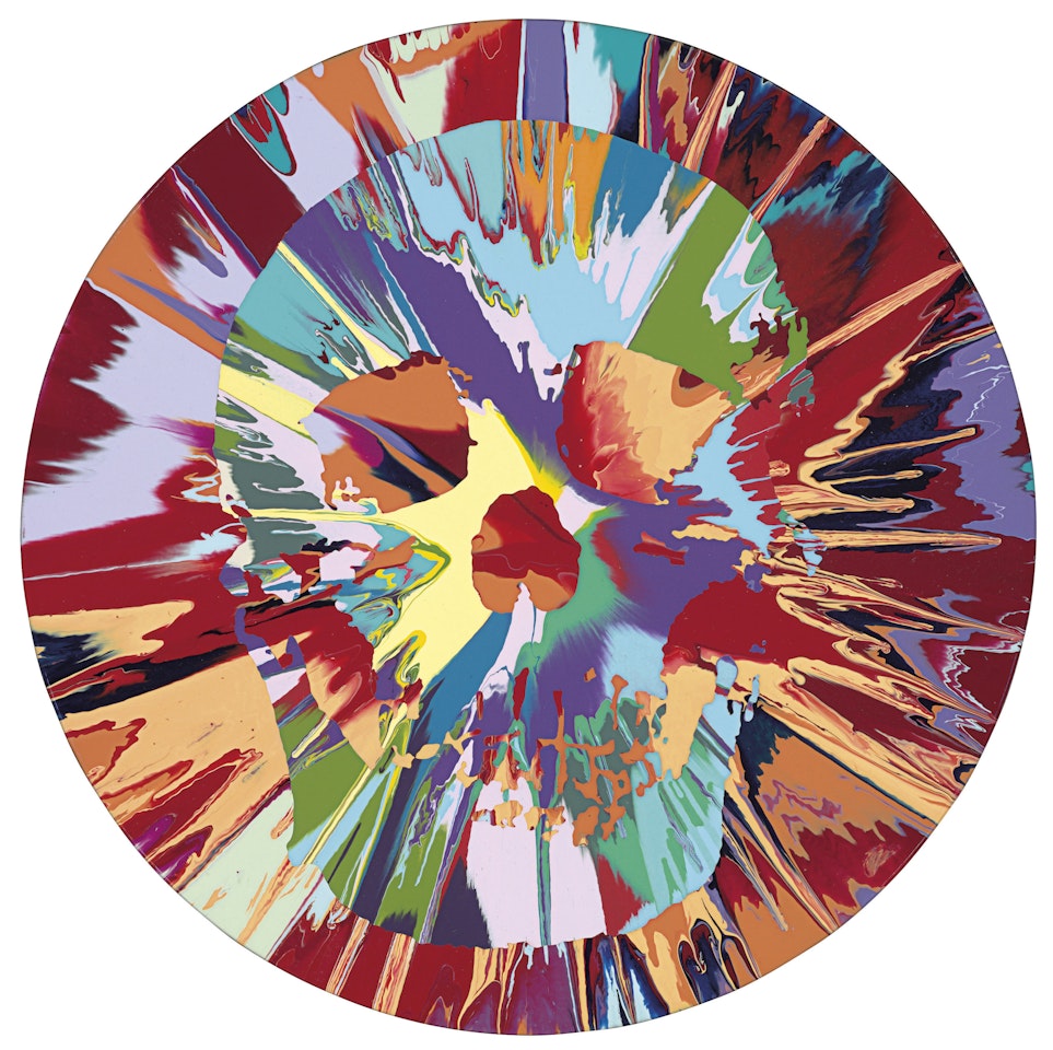 Beautiful Helios Hysteria Intense Painting (with Extra Inner Beauty) by Damien Hirst