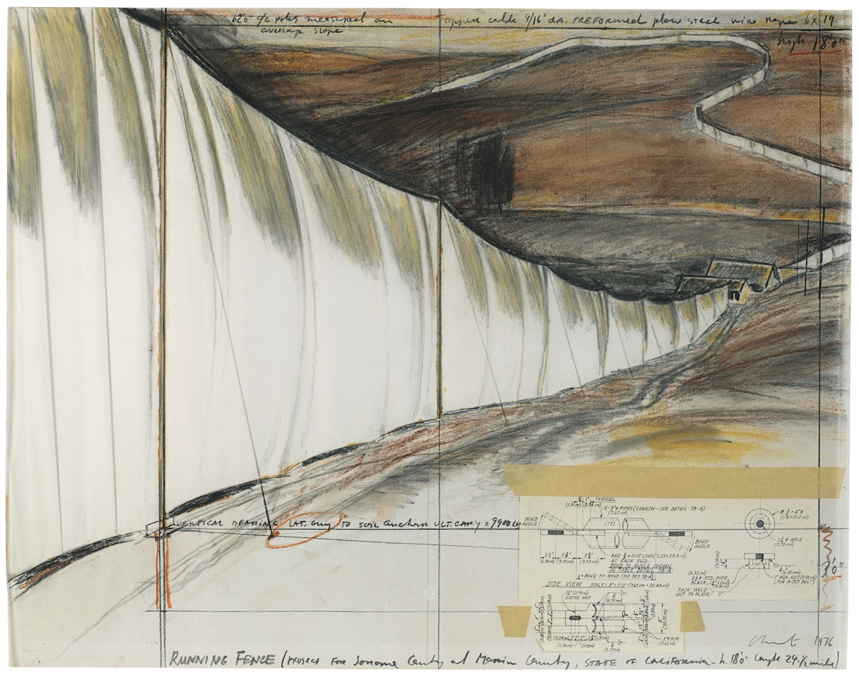 Running Fence (Project for Sonoma County and Marin County, State of California) by Christo