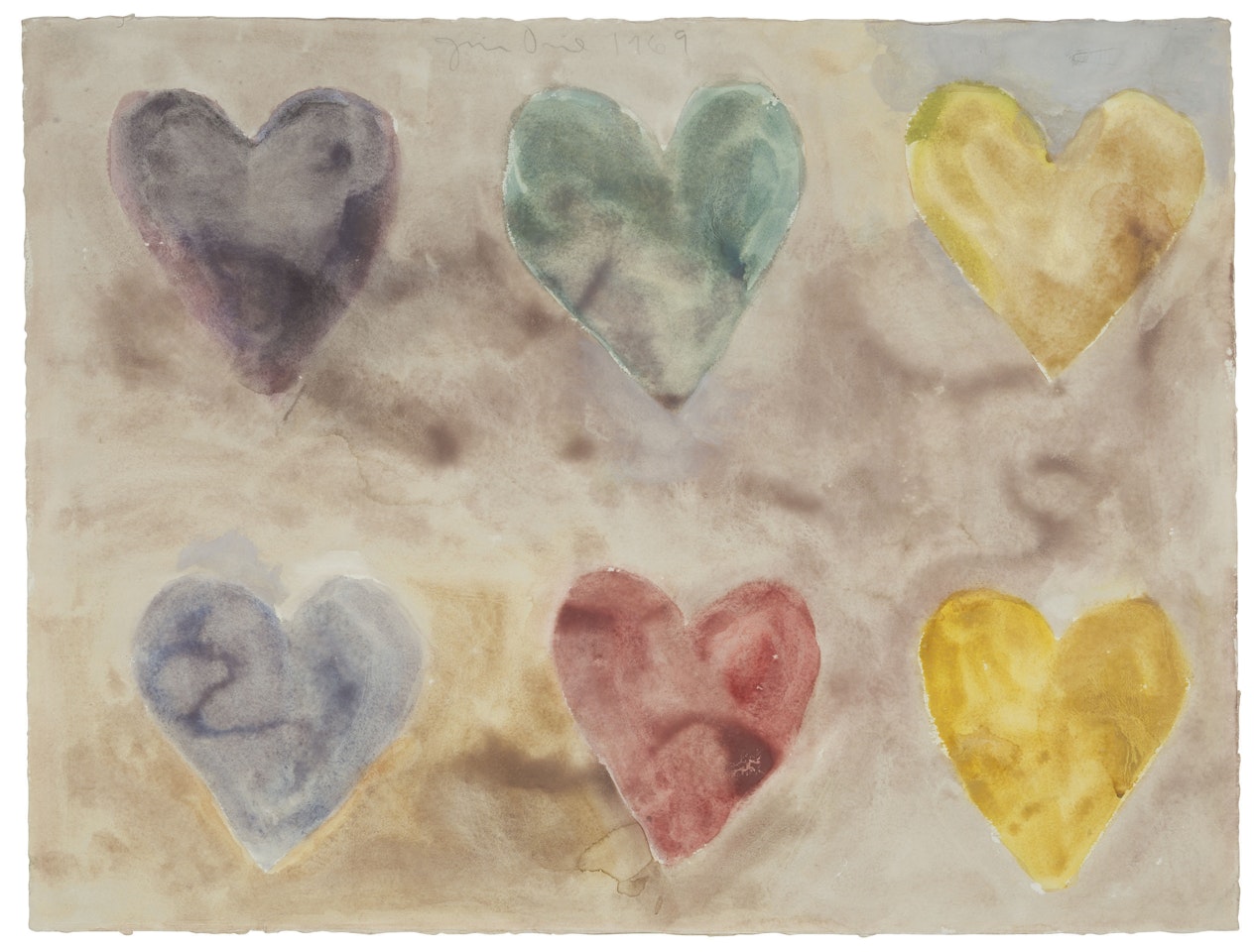 Hearts by Jim Dine