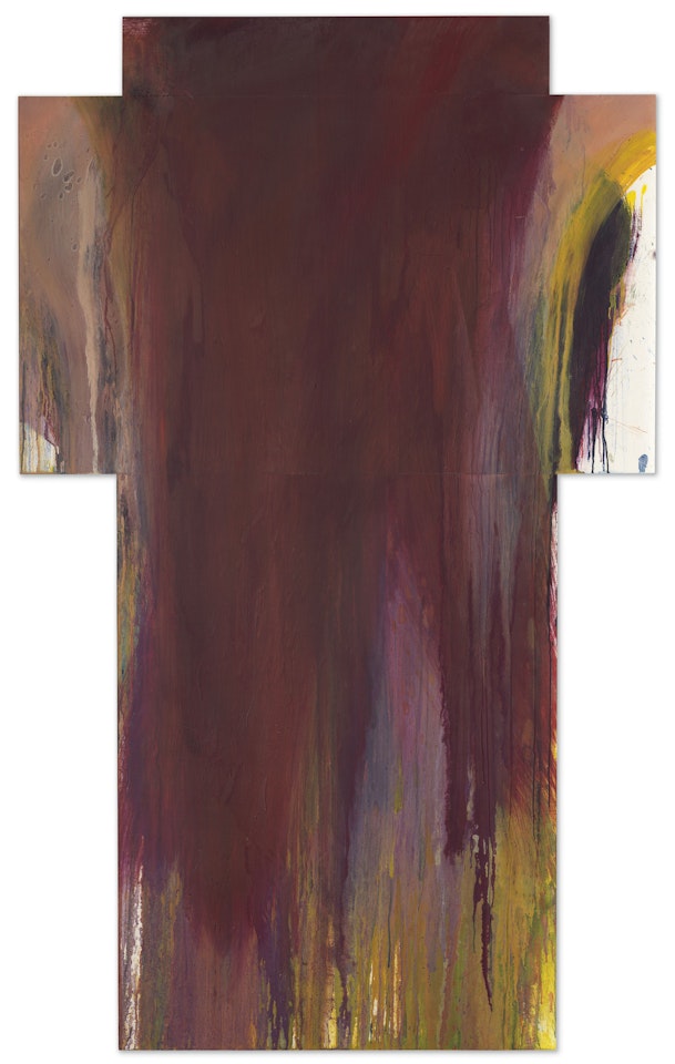 Weinkreuz (Wine Cross) by Arnulf Rainer
