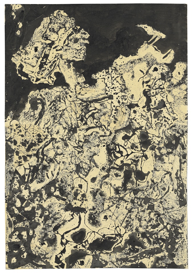 Paysage au Corbeau (Landscape with Raven) by Jean Dubuffet