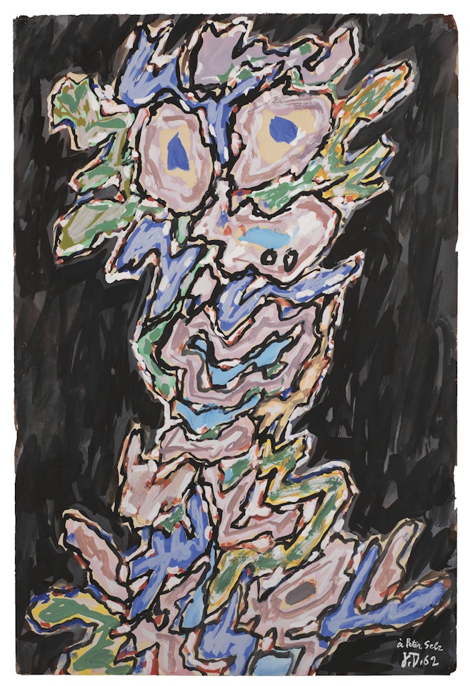 Personnage des Légendes (Legendary Character) by Jean Dubuffet