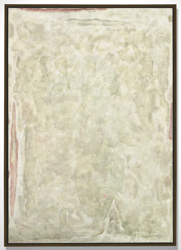 White, Green Earth by Sam Francis