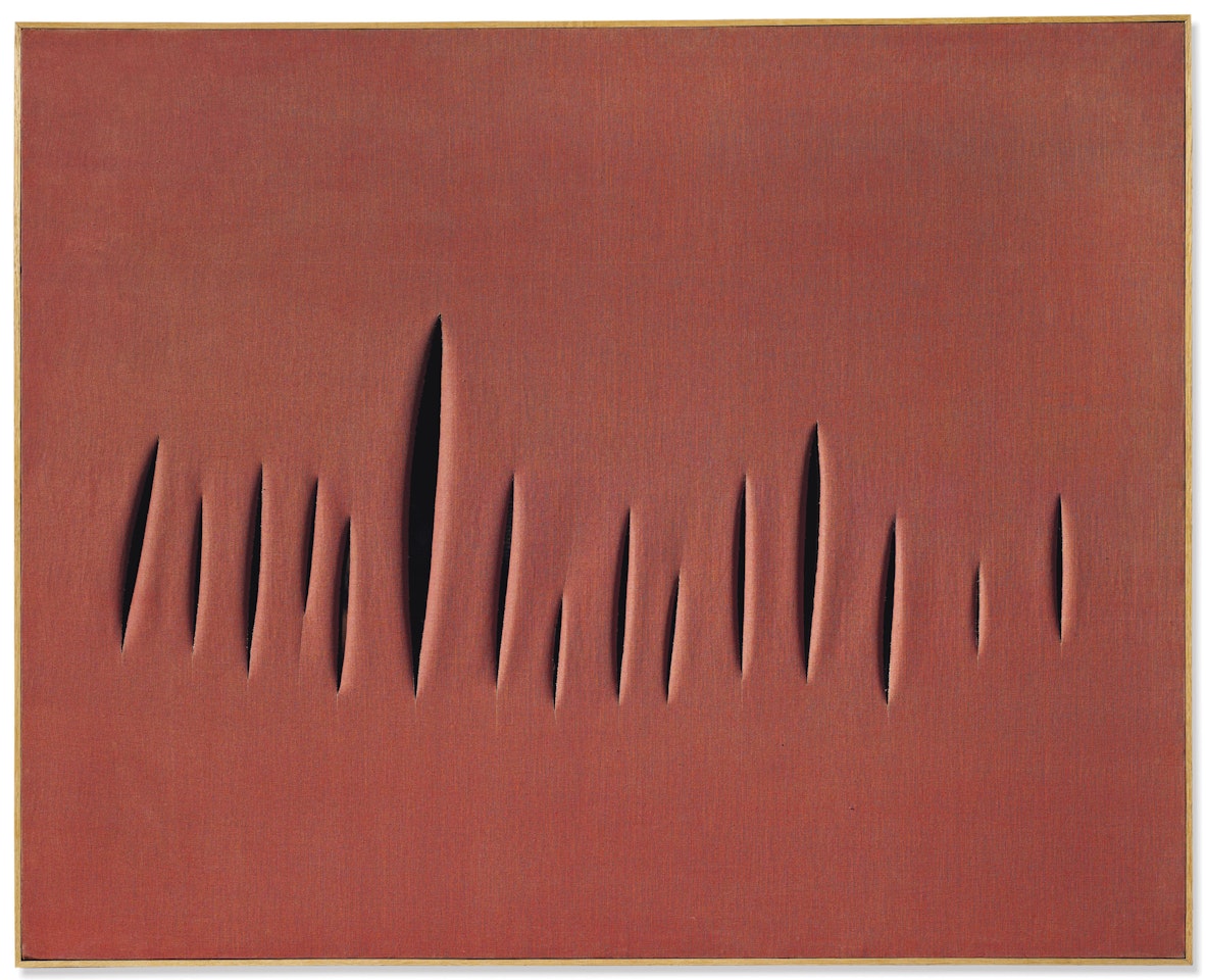 Concetto spaziale, Attese by Lucio Fontana