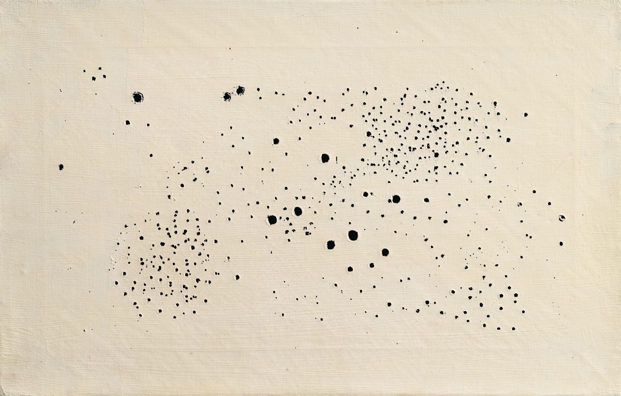 Concetto spaziale by Lucio Fontana