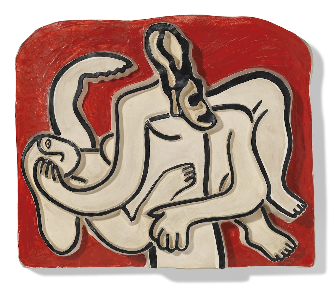 Deux figures by Fernand Leger