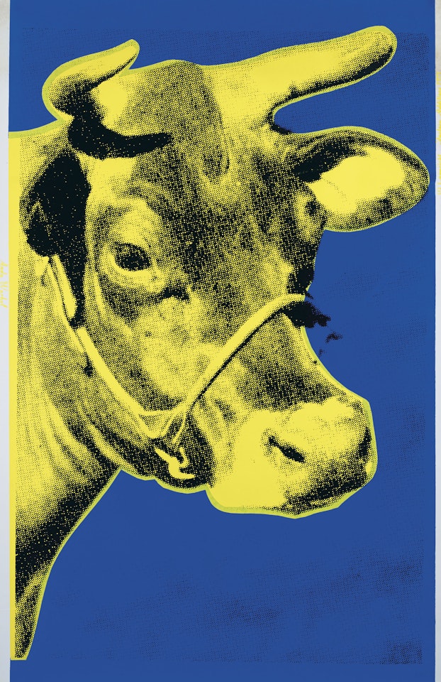 Cow (wallpaper) by Andy Warhol