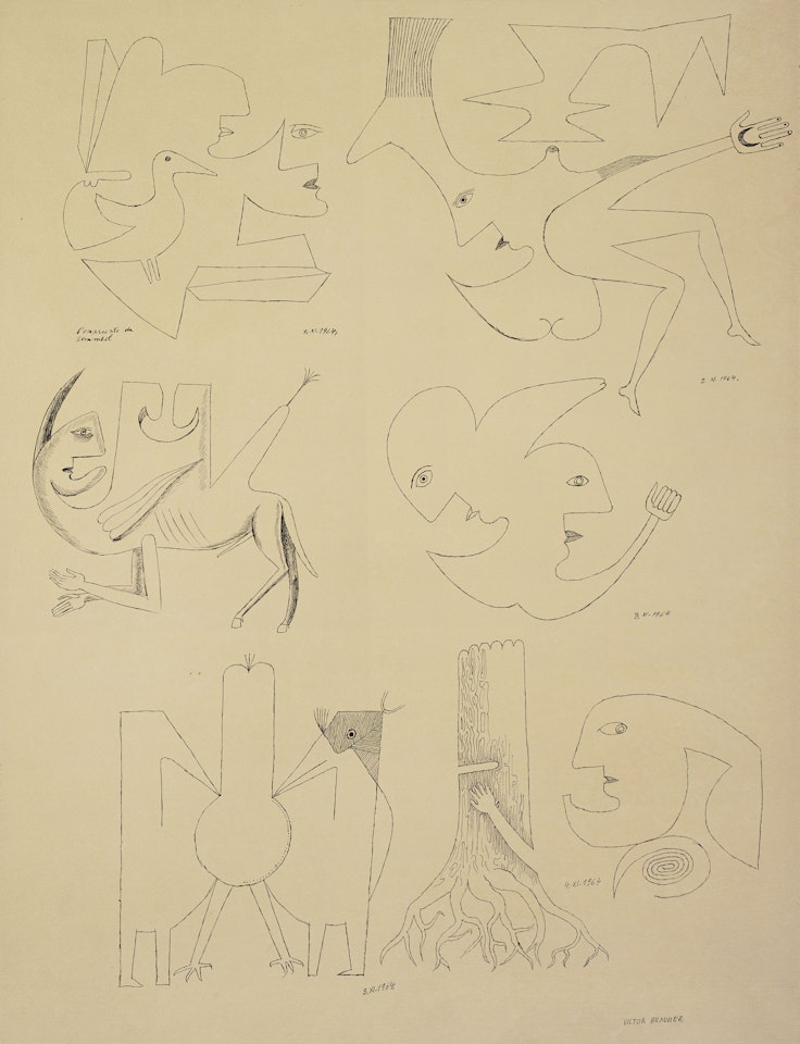 L'empreinte du sommeil by Victor Brauner