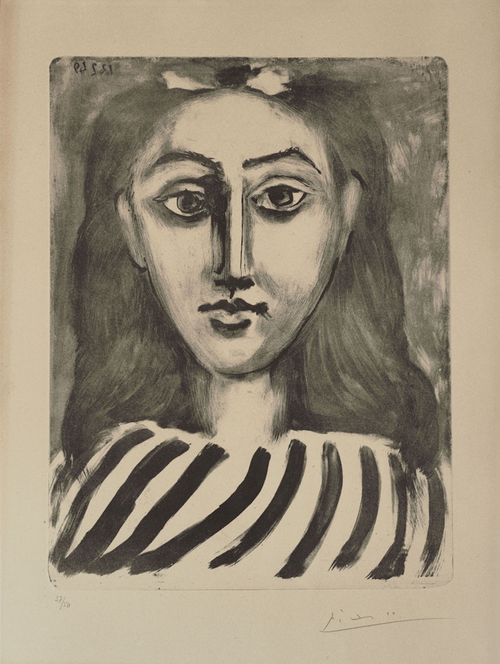 Tête de jeune fille by Pablo Picasso