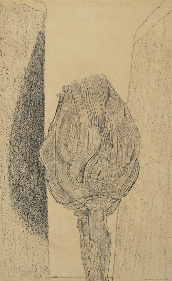Tête de feuilles by Max Ernst