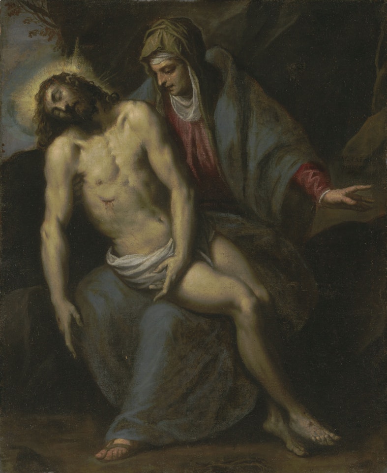 The Pietà by Jacopo Palma il Giovane